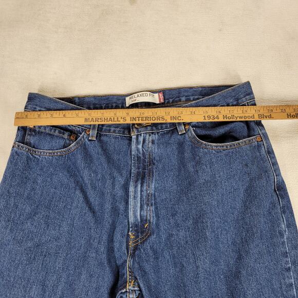 Vintage Levis 550 Jeans Mens Sz 40x32 Blue Medium Wash Denim Gorpcore Y2k Jean - Picture 5 of 16